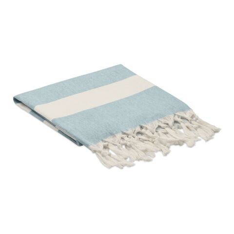 Fouta 140 gr/m² bleu | sans marquage | non disponible | non disponible | non disponible