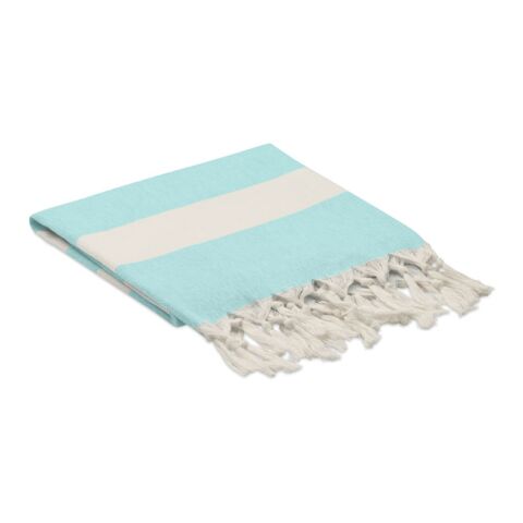 Fouta 140 gr/m² turquoise | sans marquage | non disponible | non disponible | non disponible