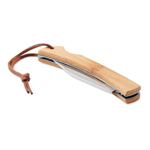 Couteau pliable en bambou bois | sans marquage | non disponible | non disponible | non disponible
