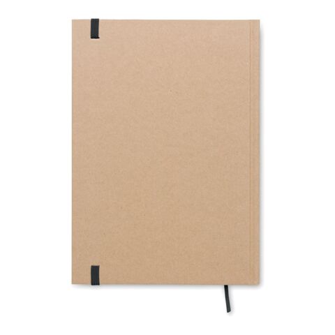 Carnet de note A5 en carton recyclé 80g/m2 noir | sans marquage | non disponible | non disponible