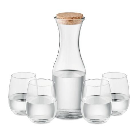 Set de boisson en verre recyclé transparent | sans marquage | non disponible | non disponible