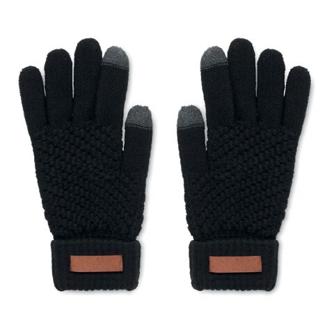 Gants tactiles en RPET Noir | sans marquage | non disponible | non disponible | non disponible
