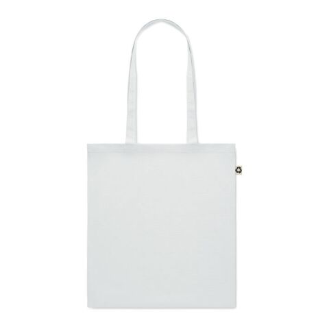 Sac shopping en coton recyclé blanc | sans marquage | non disponible | non disponible | non disponible