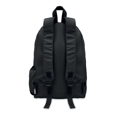 600D RPET polyester backpack noir | sans marquage | non disponible | non disponible | non disponible