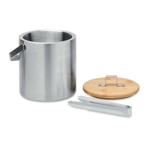 Double walled 1.2L Ice bucket argent mate | sans marquage | non disponible | non disponible | non disponible