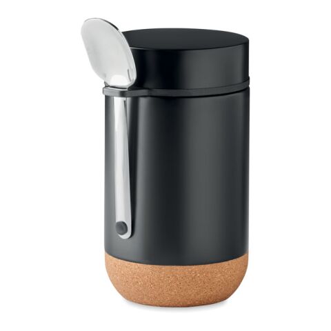 Double wall storage jar 400 ml noir | sans marquage | non disponible | non disponible | non disponible