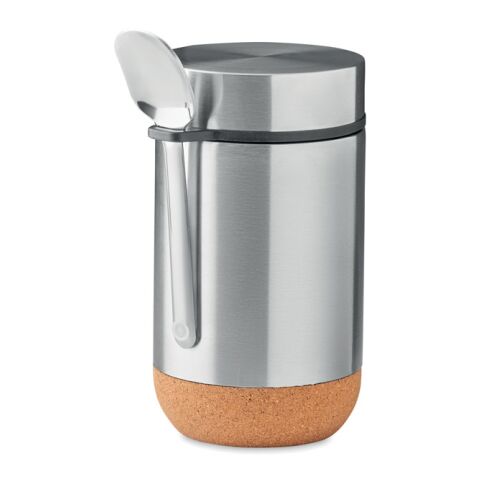Double wall storage jar 400 ml argent mate | sans marquage | non disponible | non disponible | non disponible