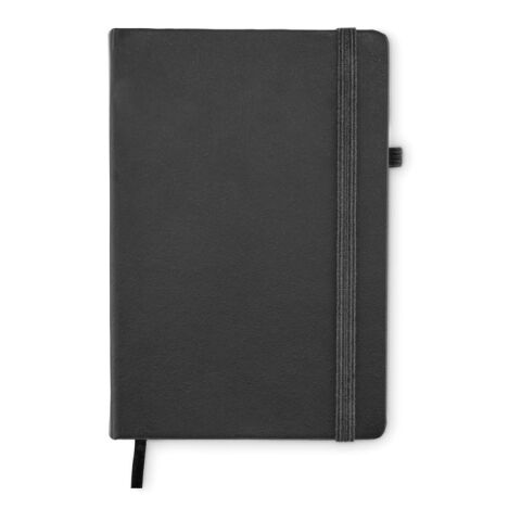 Recycled PU A5 lined notebook noir | sans marquage | non disponible | non disponible | non disponible