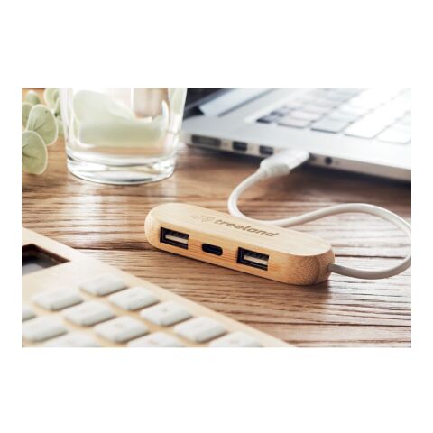 3 port USB hub with dual input bois | sans marquage | non disponible | non disponible | non disponible