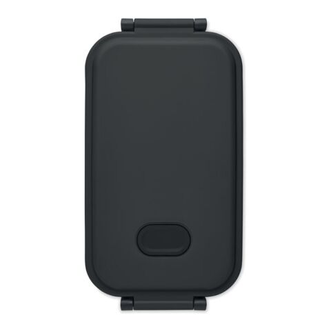 Recycled PP Lunch box 800 ml noir | sans marquage | non disponible | non disponible | non disponible
