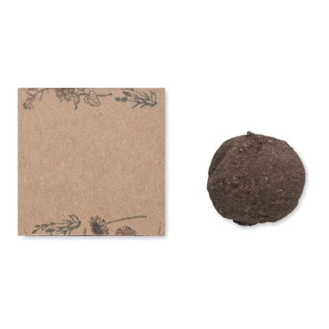 Kit de culture de graines en boule beige | sans marquage | non disponible | non disponible | non disponible