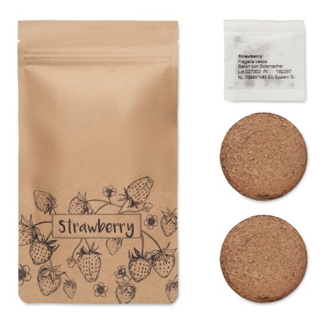 Kit de culture de fraises beige | sans marquage | non disponible | non disponible | non disponible