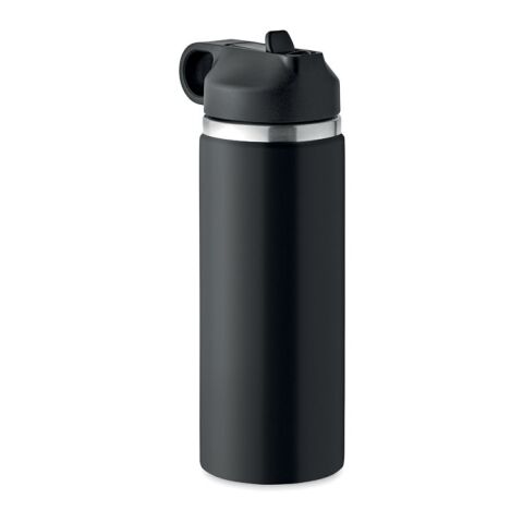 Bouteille à double paroi 500 ml noir | sans marquage | non disponible | non disponible | non disponible