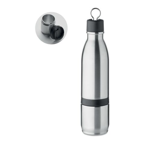 Bouteille double paroi 500ml argent mate | sans marquage | non disponible | non disponible | non disponible