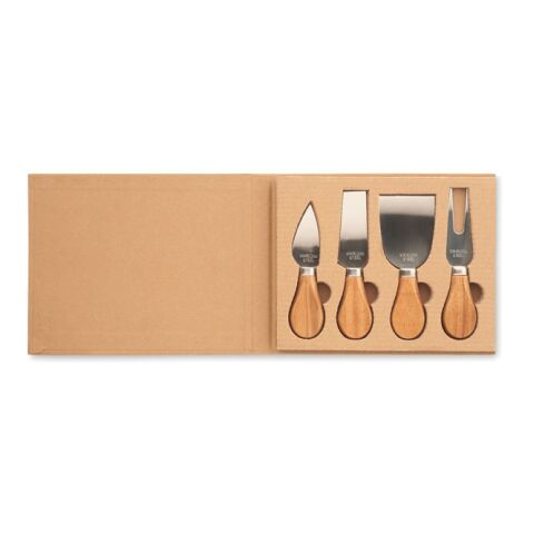 Set de 4 couteaux à fromage bois | sans marquage | non disponible | non disponible