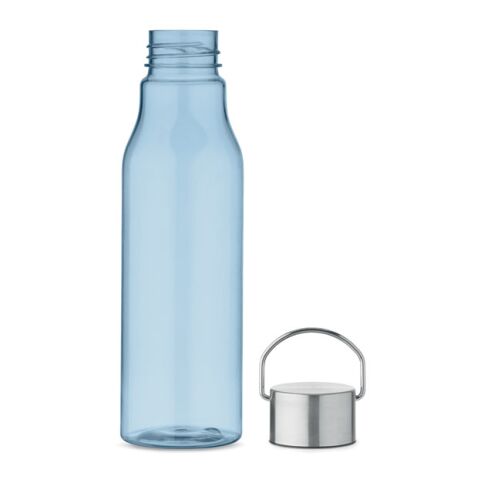 Bouteille en RPET 600 ml bleu clair/transparent | sans marquage | non disponible | non disponible