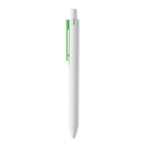 Stylo poussoir en ABS recyclé lime | sans marquage | non disponible | non disponible
