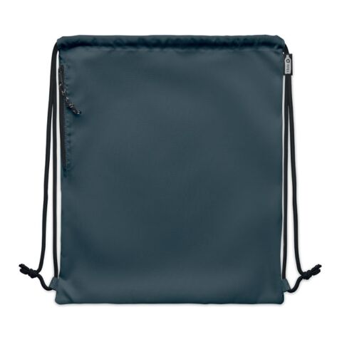 Grand sac à cordon 300D RPET Marine foncé | sans marquage | non disponible | non disponible | non disponible