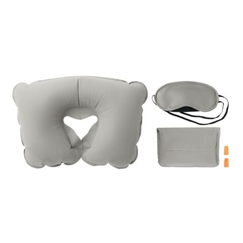 Set oreiller, masque, bouchons gris | sans marquage | non disponible | non disponible | non disponible