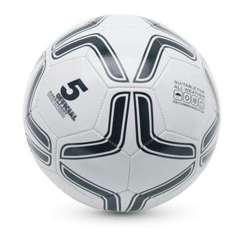 Ballon de football en PVC blanc/noir | sans marquage | non disponible | non disponible | non disponible