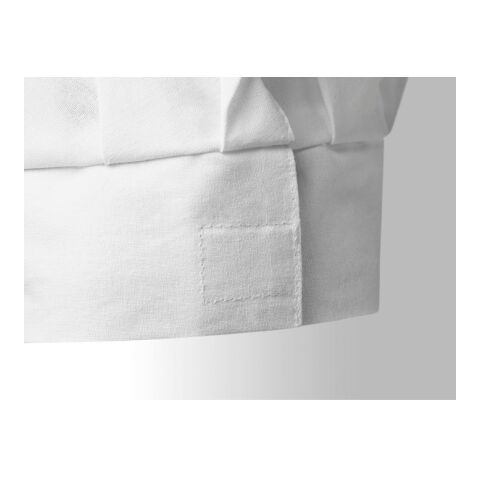 Toque de chef en coton 130g/m2 blanc | sans marquage | non disponible | non disponible | non disponible