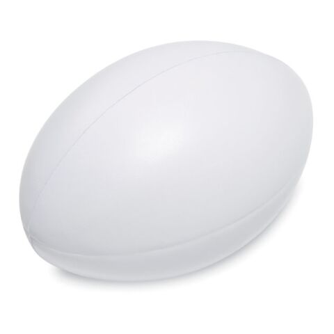 Anti-stress ballon de rugby blanc | sans marquage | non disponible | non disponible | non disponible