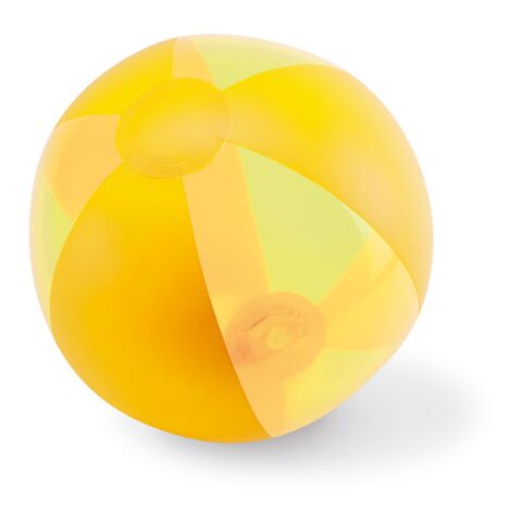 Ballon de plage gonflable coloré jaune | sans marquage | non disponible | non disponible | non disponible