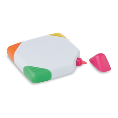 Surligneur dans un boîtier en blanc | sans marquage | non disponible | non disponible