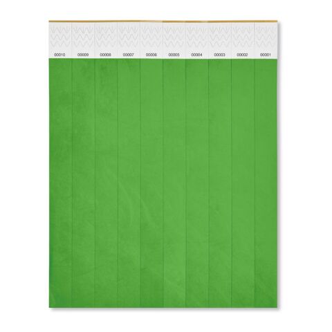 Bracelet TYVEK® vert | sans marquage | non disponible | non disponible