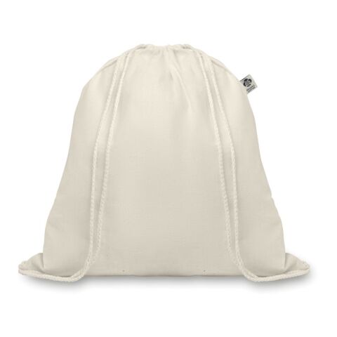 Sac à cordelette en coton bio beige | sans marquage | non disponible | non disponible | non disponible