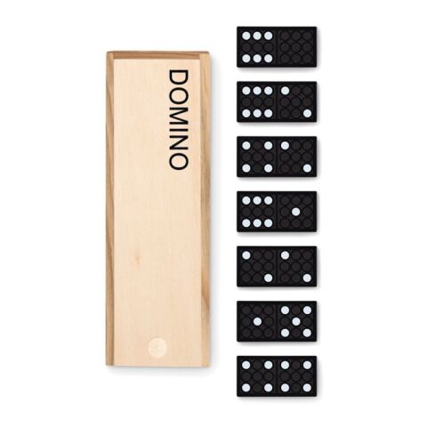 Jeu de domino dans une boite bois | sans marquage | non disponible | non disponible