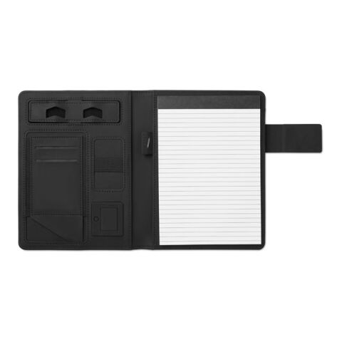 Conférencier A5 et powerbank noir | sans marquage | non disponible | non disponible | non disponible