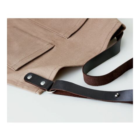 Tablier en toile enduite taupe | sans marquage | non disponible | non disponible | non disponible