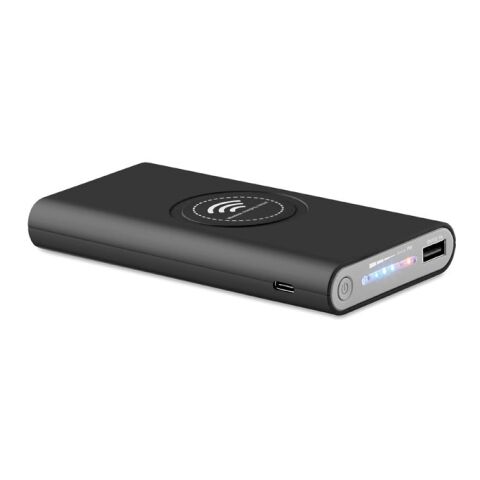Powerbank sans fil 8000 mAh connecteur de type C noir | sans marquage | non disponible | non disponible