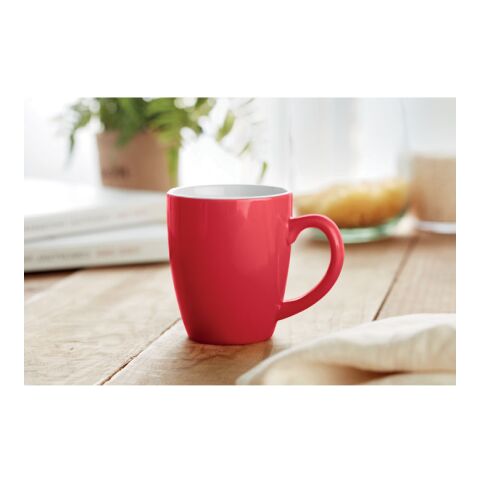 Mug coloré en céramique 300 ml rouge | sans marquage | non disponible | non disponible