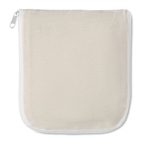 Sac shopping pliable en coton blanc | sans marquage | non disponible | non disponible | non disponible