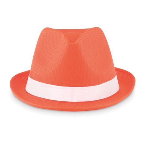 Chapeau de paille couleur orange | sans marquage | non disponible | non disponible | non disponible