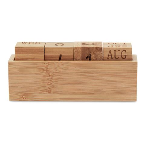 Calendrier en bambou bois | sans marquage | non disponible | non disponible