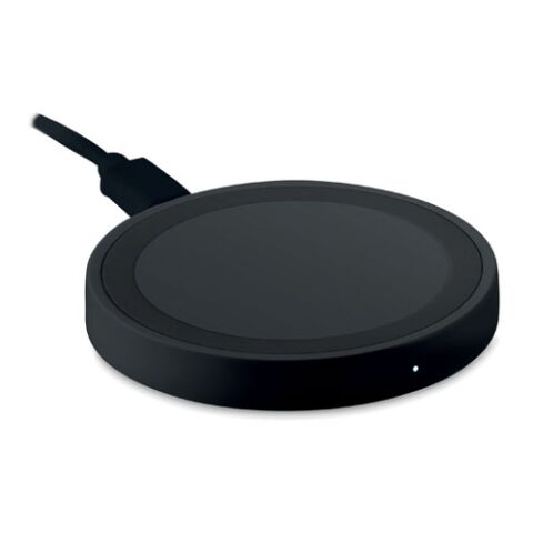 Chargeur sans fil rond noir | sans marquage | non disponible | non disponible