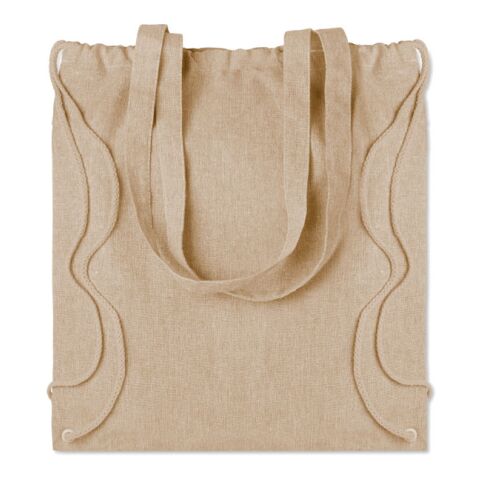 Sac en coton recyclé. beige | sans marquage | non disponible | non disponible | non disponible
