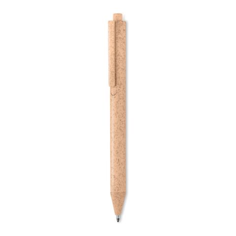 Stylo poussoir blé paille PP. orange | sans marquage | non disponible | non disponible