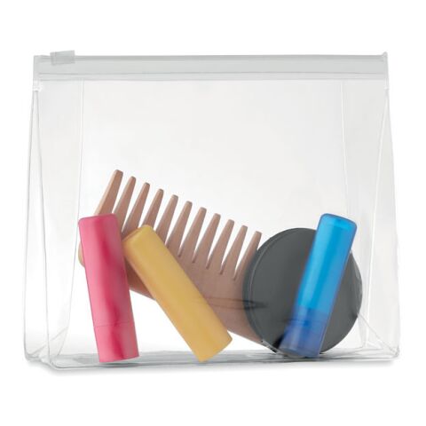 Pochette à cosmétique blanc transparent | sans marquage | non disponible | non disponible