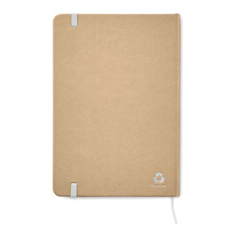 Carnet de note en carton recyclé A5 - pages lignées transparent | sans marquage | non disponible | non disponible | non disponible