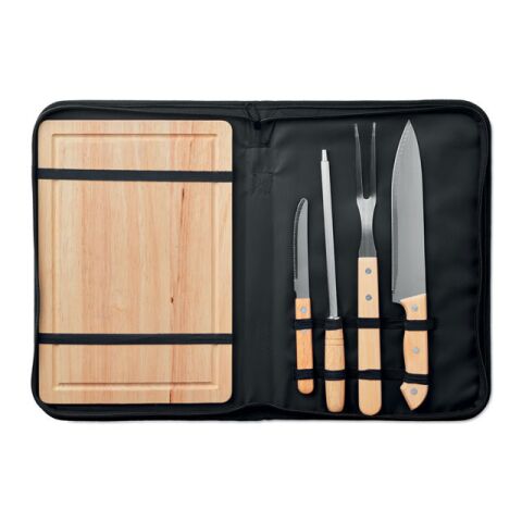 4 accessoires de barbecue noir | sans marquage | non disponible | non disponible | non disponible