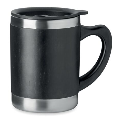 Gobelet à double paroi noir | sans marquage | non disponible | non disponible