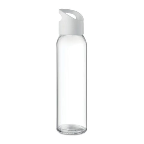 Bouteille en verre coloré avec poignée - 470ml blanc | sans marquage | non disponible | non disponible | non disponible