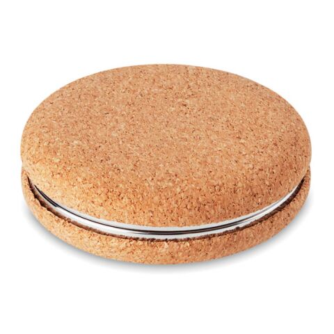 Petit miroir en liège beige | sans marquage | non disponible | non disponible