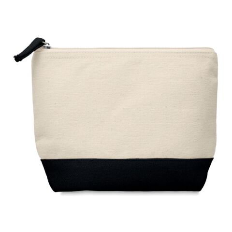 Trousse en coton bicolore noir | sans marquage | non disponible | non disponible | non disponible