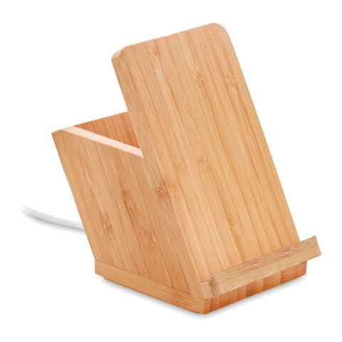 Pot crayons chargeur sans fil bois | sans marquage | non disponible | non disponible