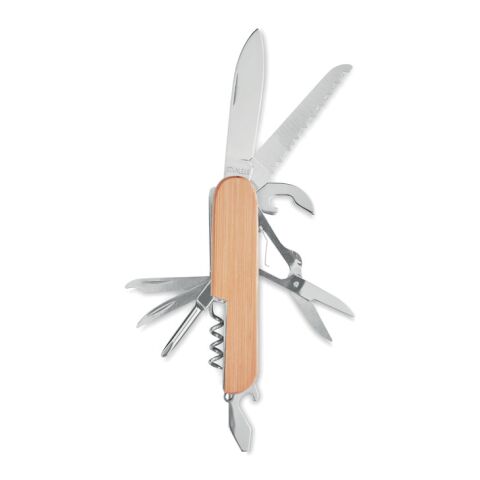 Couteau multi outils en bambou bois | sans marquage | non disponible | non disponible
